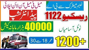 Emergency Service Rescue 1122 agreement signing ceremony for CTS online recruitment 2026 in Pakistan